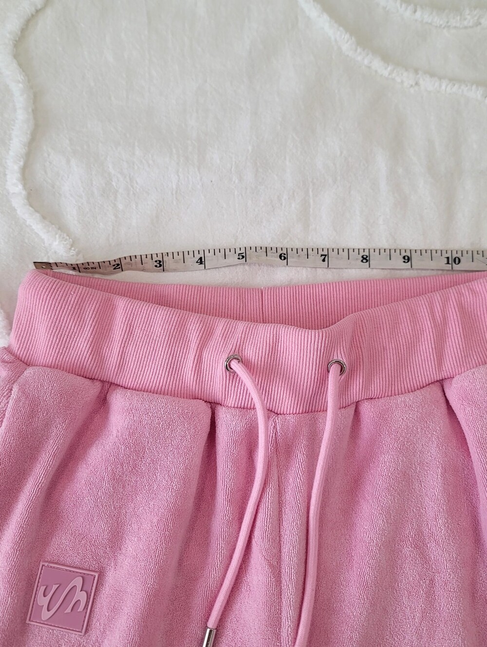 Waydamin Terry Cloth Matching Set NWT Crop Top Pants Jayda Cheaves XS S - Picture 15 of 17